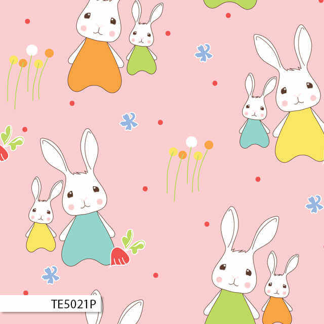 Ella Blue: Bunny Trail Spring Bunnies in Pink