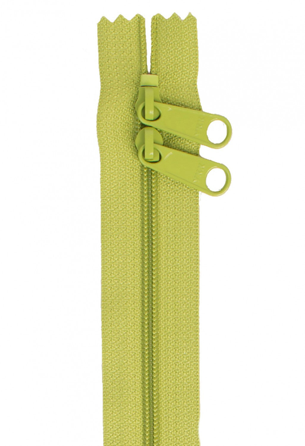 ByAnnie: Handbag Zipper 30in Double Sided Apple Green