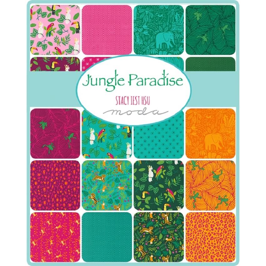 MODA LAYER CAKE: Jungle Paradise by Stacy Iest Hsu