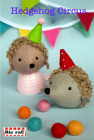 Ric Rac Pattern: Hedgehog Circus