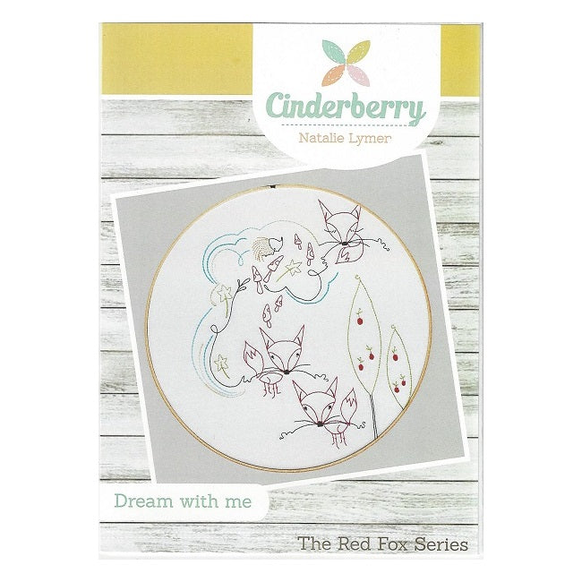 Red Fox Series - Dream with Me Stitchery Pattern