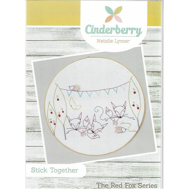 Red Fox Series - Stick Together Stitchery Pattern