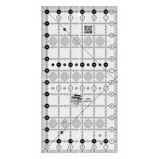 Creative Grids 6.5 x 12.5 Inch Ruler