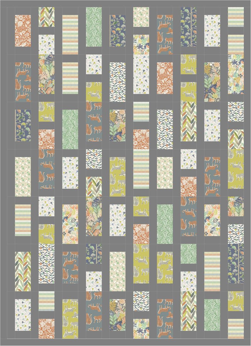 City Windows Quilt Kit Featuring Esala by Scion