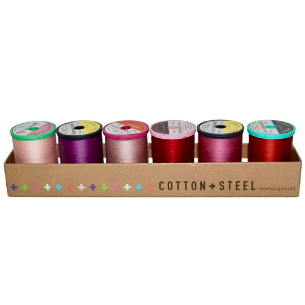 Cotton + Steel 50 Wt. Cotton Thread - 6 Pack - Assortment 1