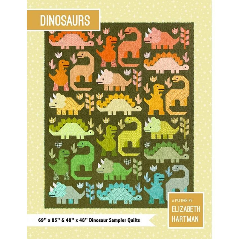 Elizabeth Hartman: Dinosaurs Quilt Pattern
