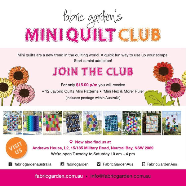 Fabric Garden's Mini Quilt Club