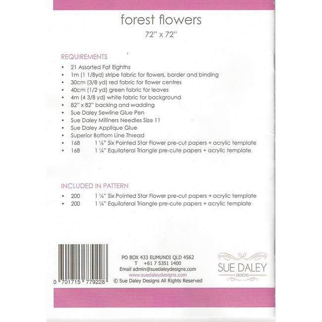 Sue Daley Designs: Forest Flowers Pattern