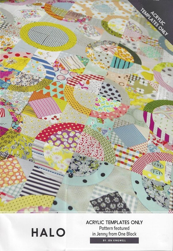  Jen Kingwell: Halo Quilt Templates Only