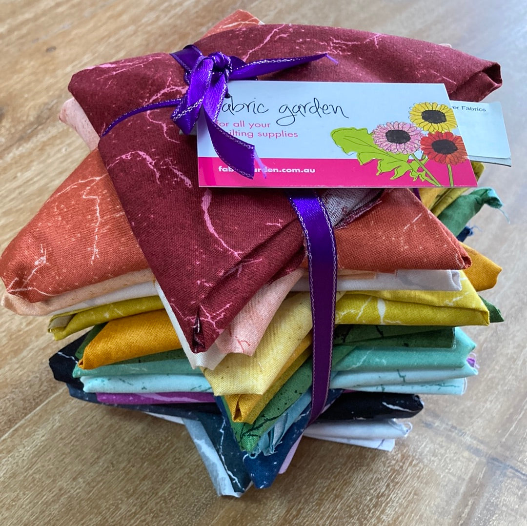 Fat Quarter Bundle: Guicy Guice Pietra for Andover Fabrics