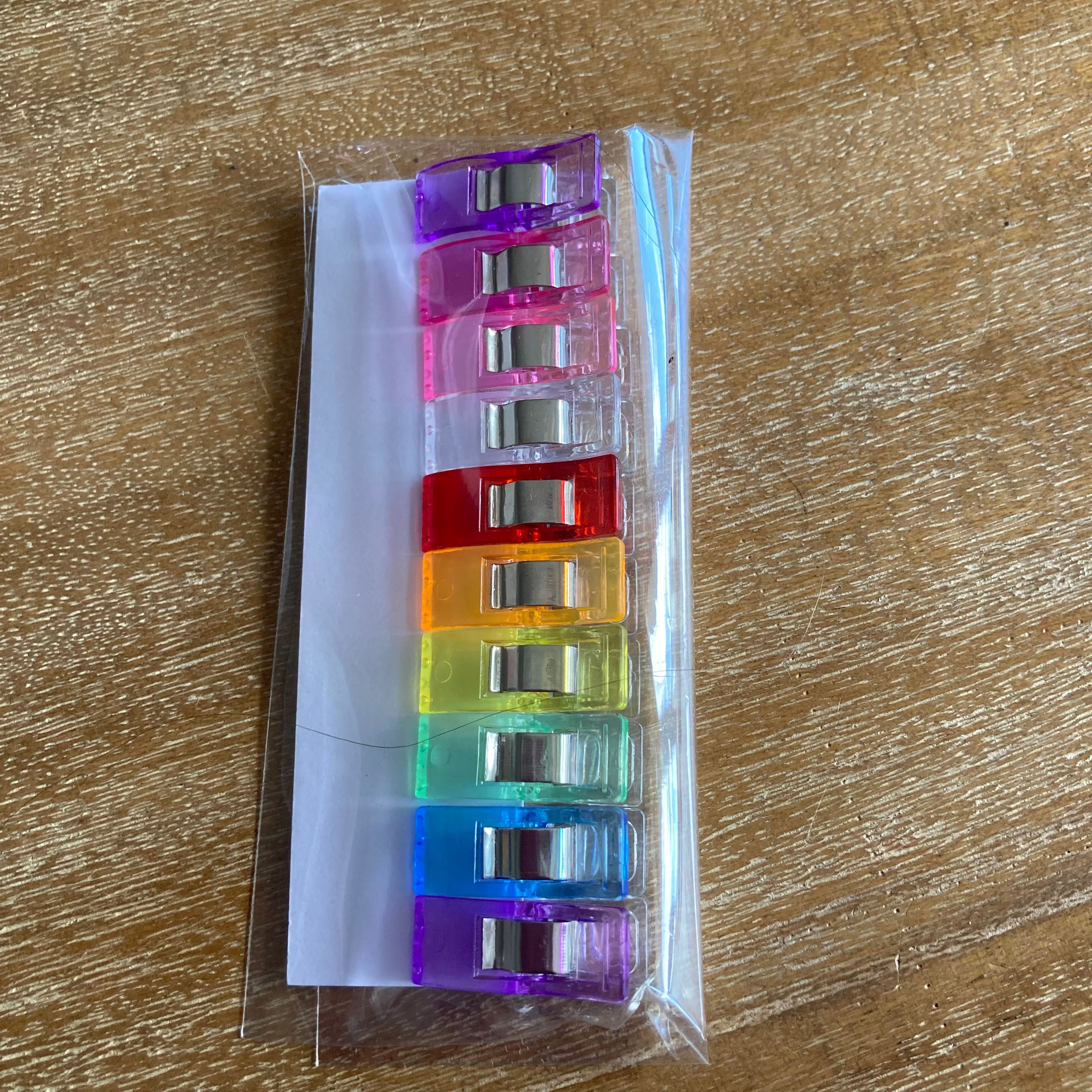 Unbranded Wonder Clips: 10 pieces (Assorted Rainbow)