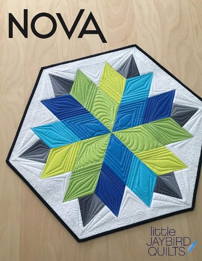 JayBird Quilts Pattern: Nova Table Topper