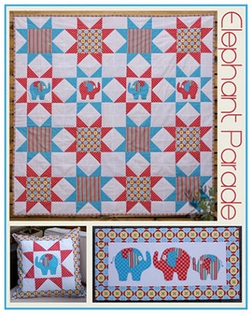 Sew Little Quilting Pattern - Elephant Parade