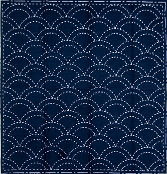 Sashiko Sampler - Printed Cloth - Clam Shell