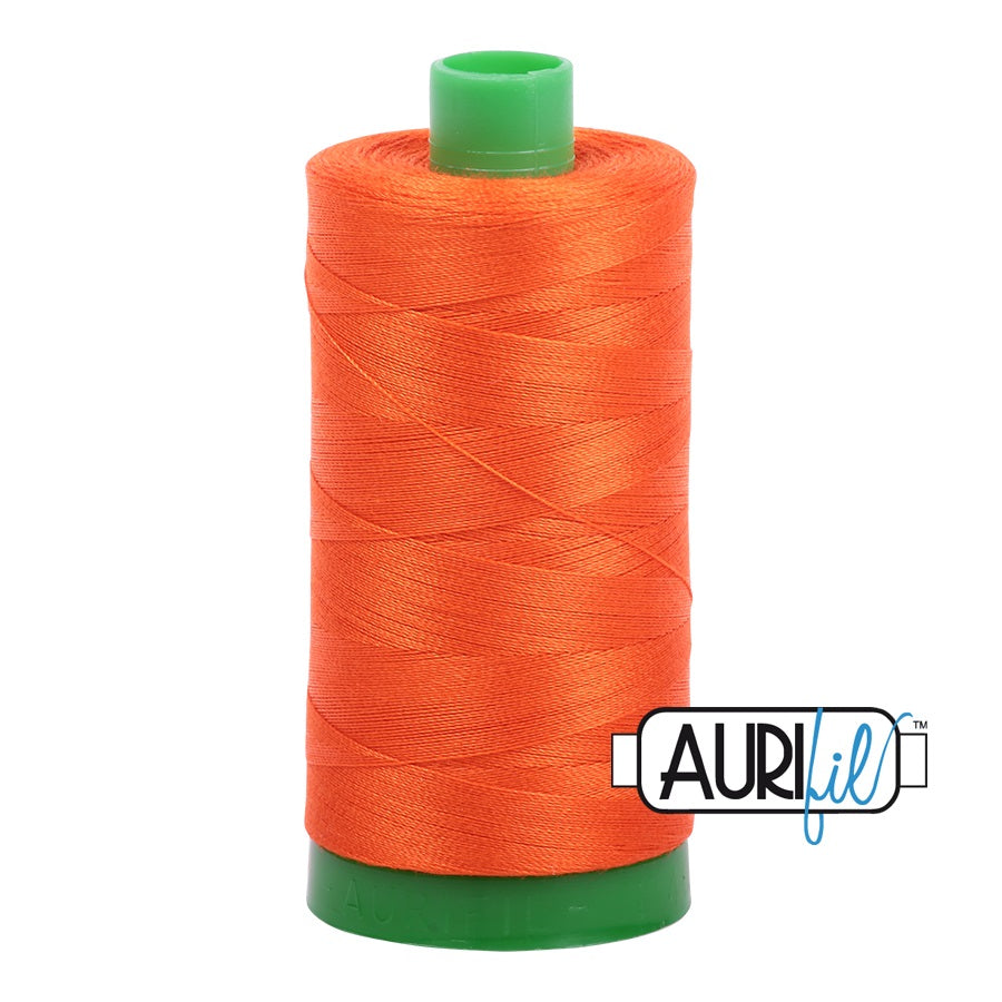 Aurifil Cotton Mako 1104 Neon Orange