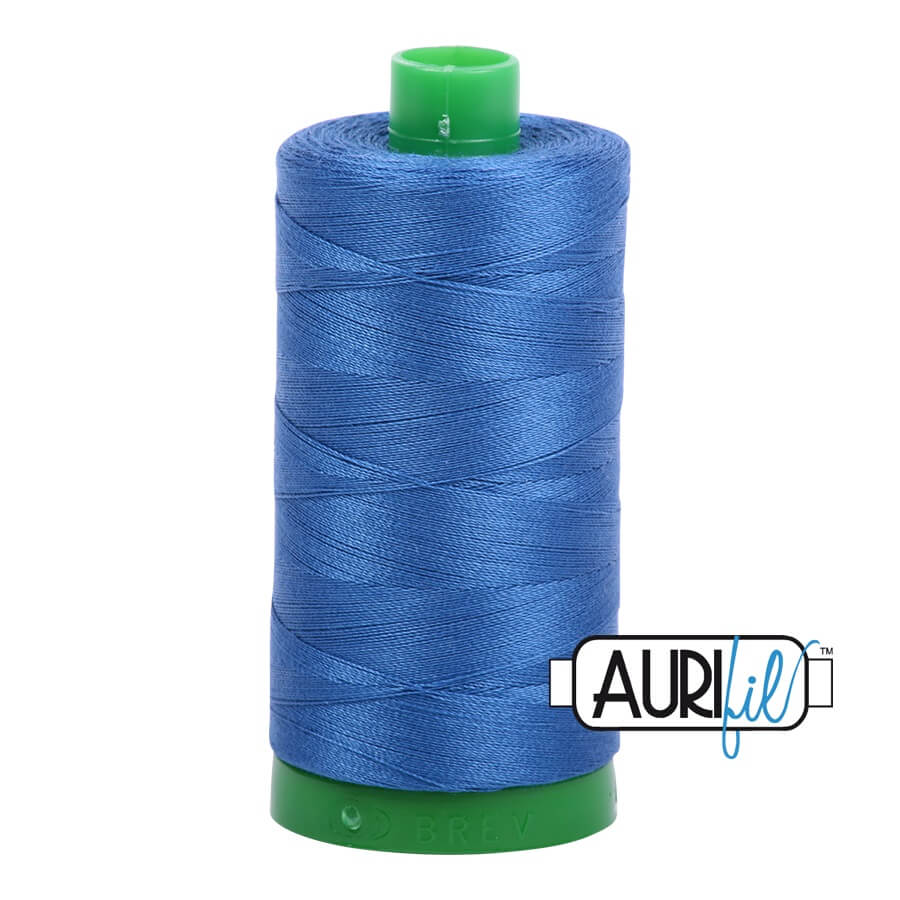 Aurifil Cotton Mako 2730 Delft Blue