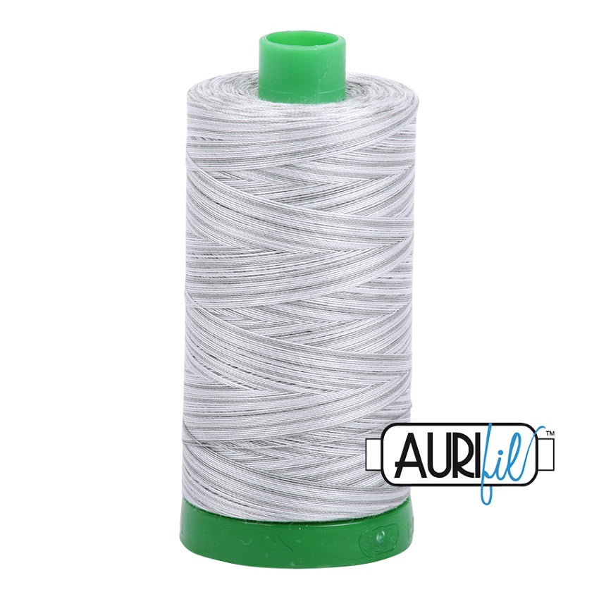 Aurifil Cotton Mako 4060 Variegated Silver Moon Ne 40 1000m