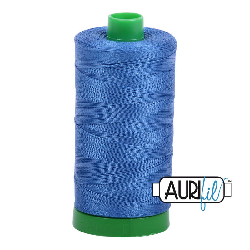 Aurifil Cotton Mako 6738 Peacock Blue Thread