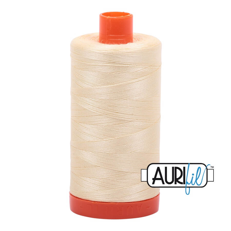 Aurifil Cotton Mako 2110 Light Lemon