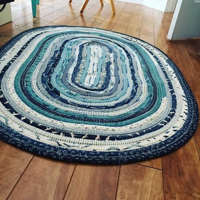 RJ Designs Pattern: Jelly Roll Rug