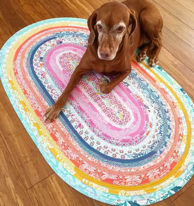 RJ Designs Pattern: Jelly Roll Rug