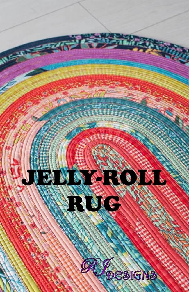 RJ Designs Pattern: Jelly Roll Rug