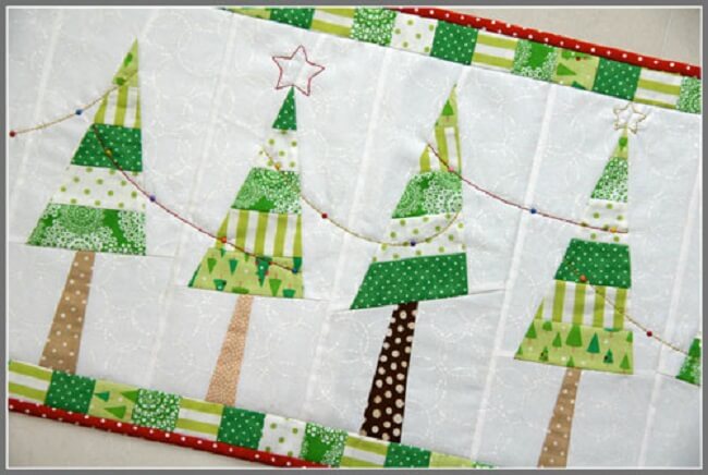 Sew Along Pattern: Yuletide Table Runner