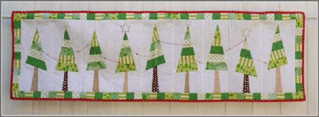 Sew Along Pattern: Yuletide Table Runner