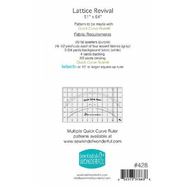 Sew Kind of Wonderful - Lattice Revival Quilt Pattern